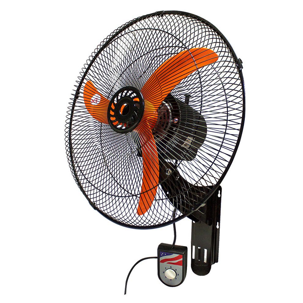 VENTILADOR PARED 18 PULG ASPA NARANJA TY-23