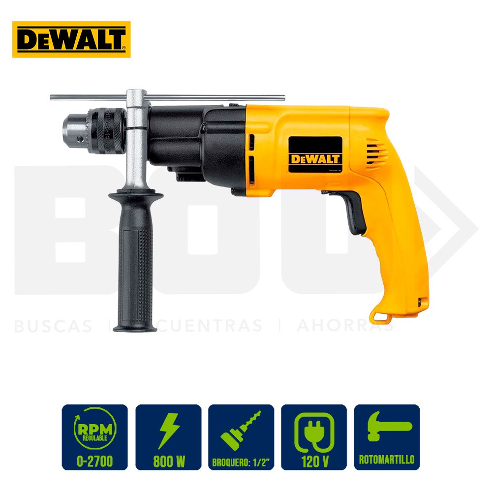 TALADRO PERCUTOR 1/2PLG. VEL. VAR. 700W DEWALT DW505-B3