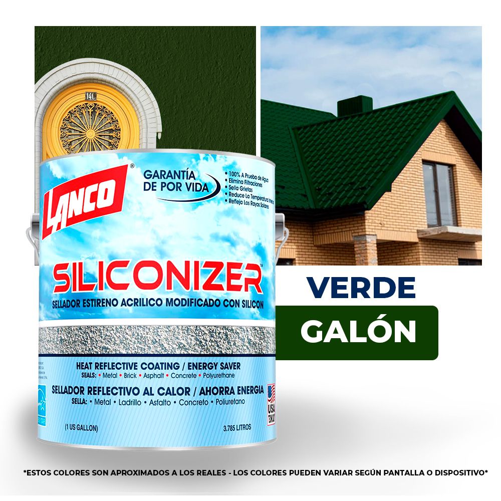 IMPERMEABILIZANTE SILICONIZER VERDE GAL. LANCO RC-202-4