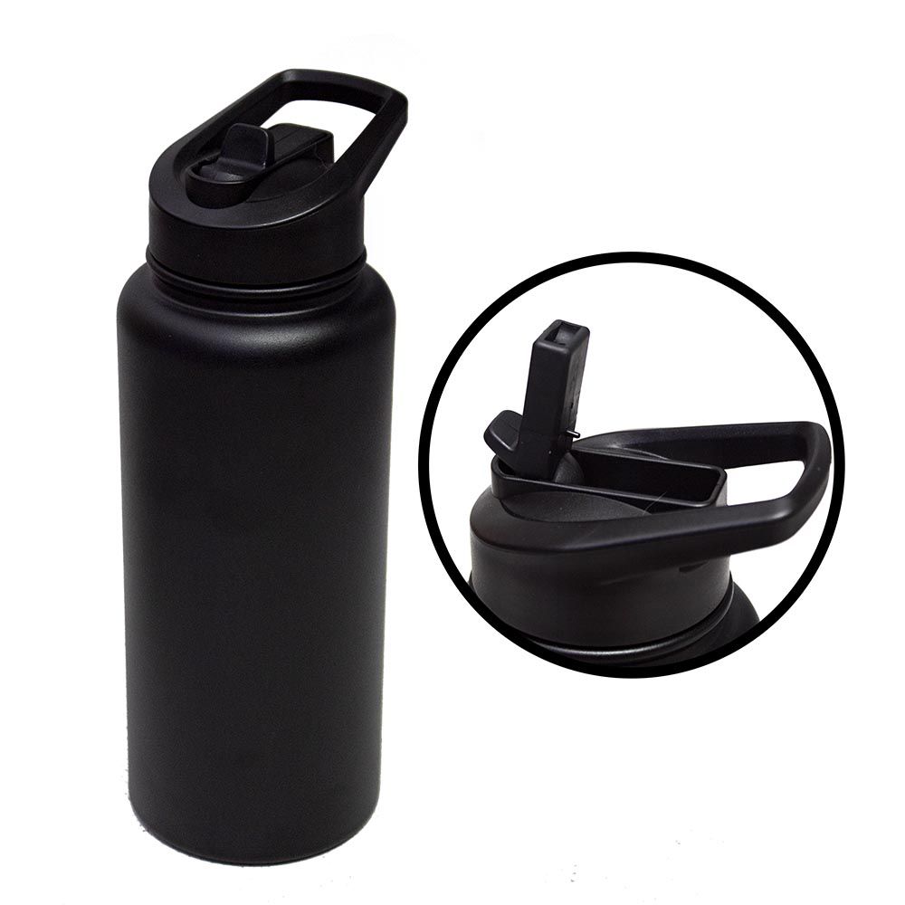 TERMO ACERO INOX. NEGRO 32 OZ SV-320OZ-BK