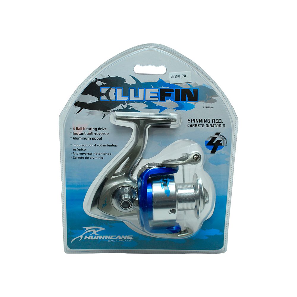 CARRETE SPINNING HURRICANE 55 BF-3155/CP