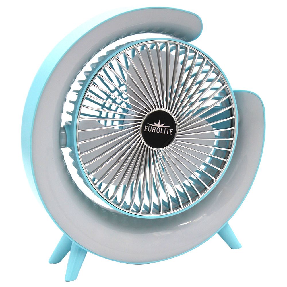 VENTILADOR ESCRITORIO C/ LAMPARA 3VEL EL-3048