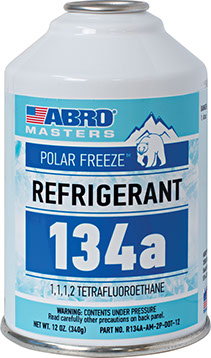 REFRIGERANTE 134A USO AUTOMOTRIZ ABRO 12OZ. R134A-2P-DOT-12