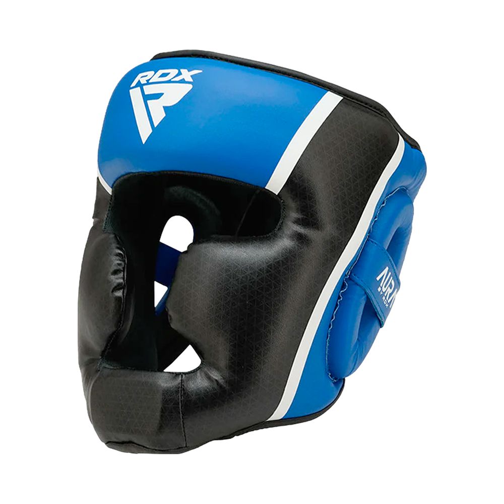 PROTECTOR DE CABEZA RDX AURA PLUS T-17 AZUL/NEGRO-L HGR-T17UB-L+