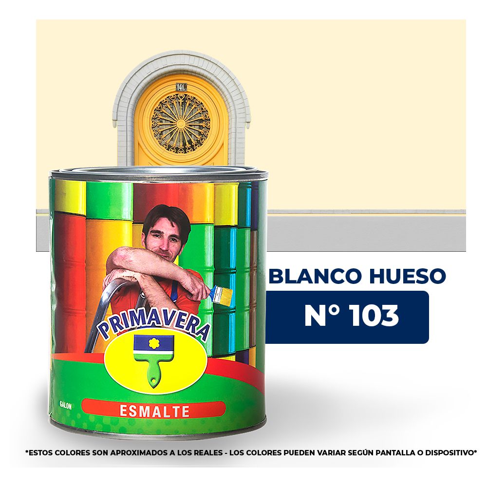 ACEITE PRIMAVERA BLANCO HUESO  Nº 103 GALON