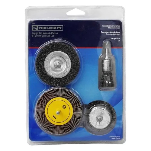 CEPILLOS P/TALADRO KIT 4PCS 11577/TC5112