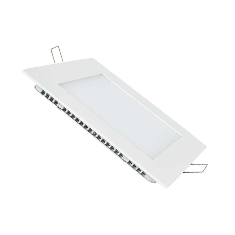 LAMPARA TECHO LED EMPOTRABLE CUADRARA 12 PULG 21W (NC)