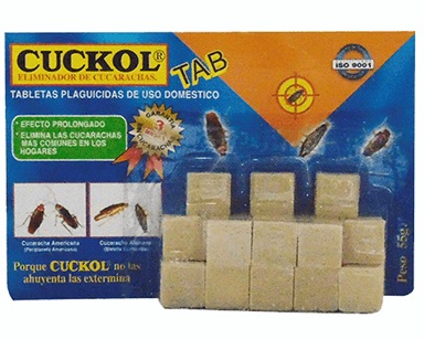 CUCARACHACIDA EN PASTILLA 55GR. CUCKOL