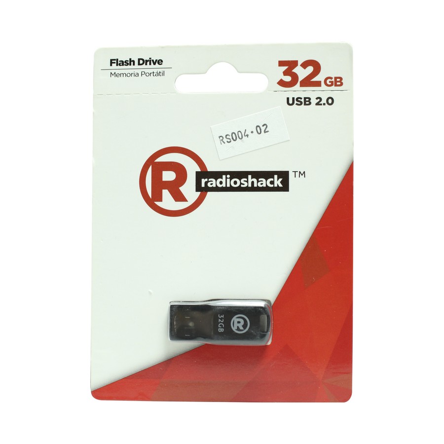 MEMORIA USB 2.0 FLASH DRIVE 32GB RADIOSHACK 4401112