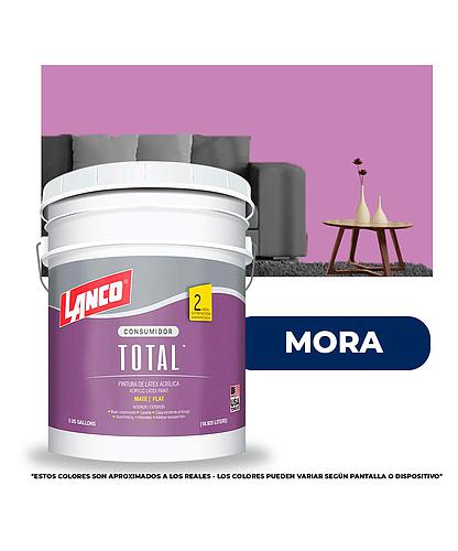 PINTURA TOTAL ACRILICA LATEX MORA CUBETA TL3459