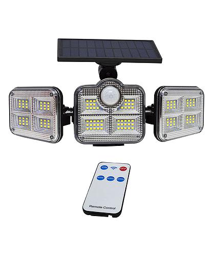 REFLECTOR LED SOLAR 10W C/SENSOR MOV. LUZ BLANCA 3B LED-CS10